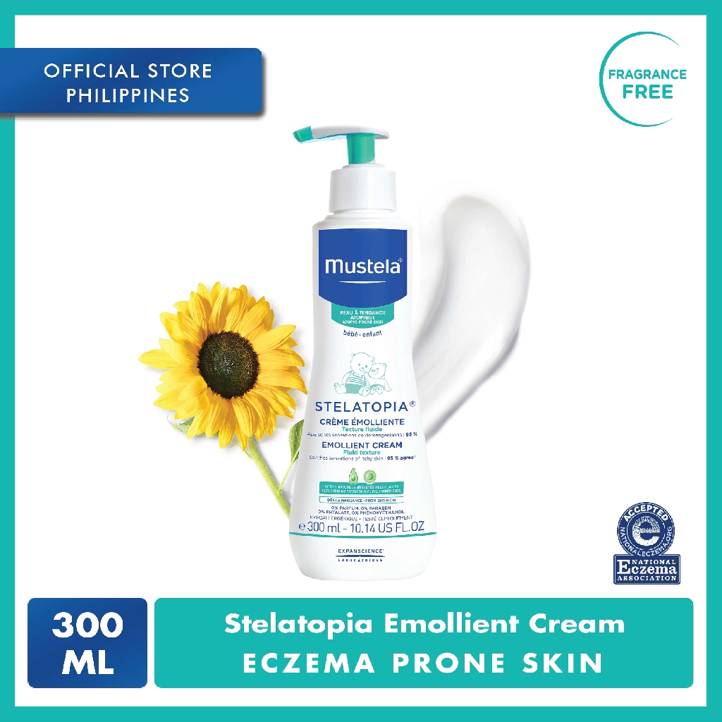 mustela stelatopia emollient cream 300ml