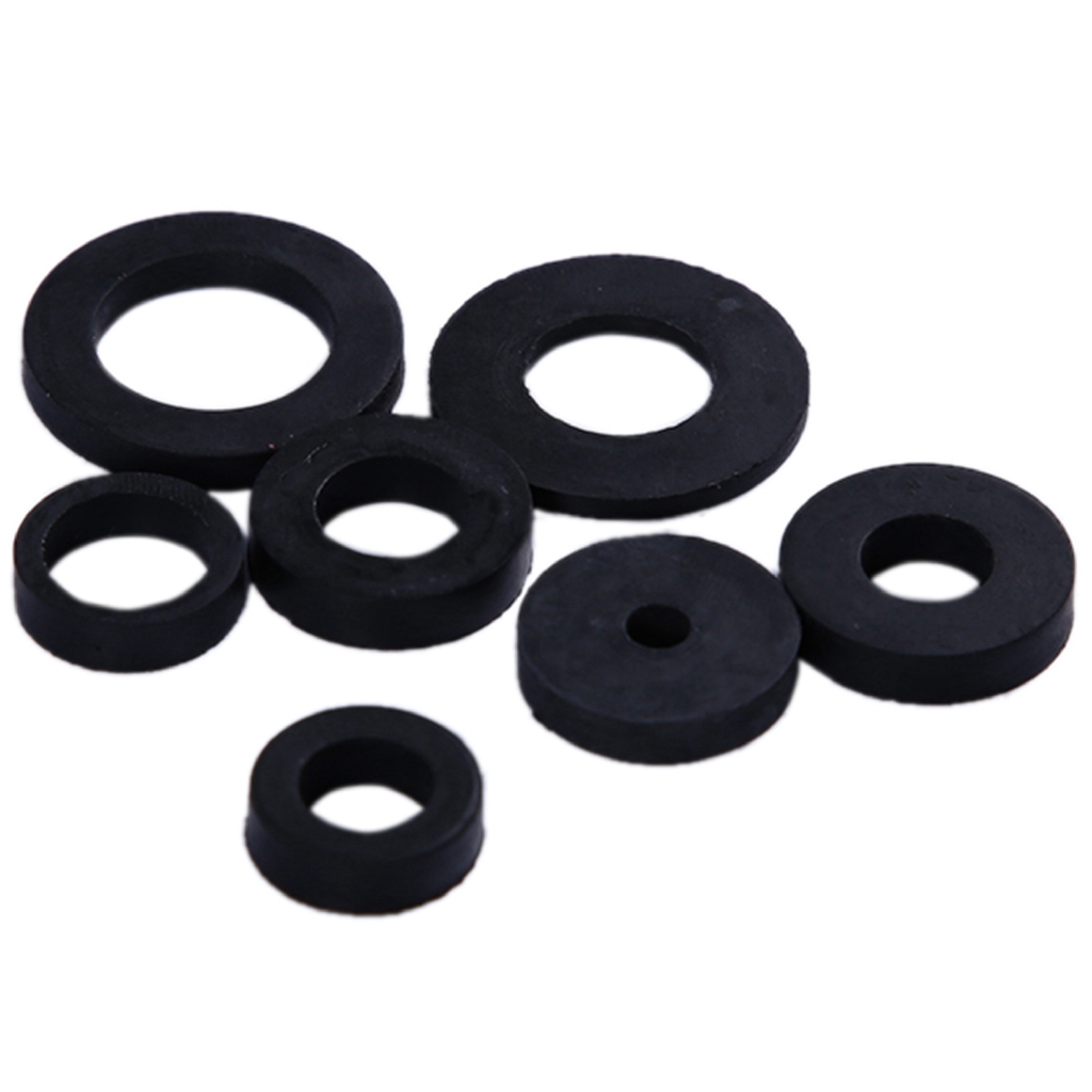 100pcs Flat Rubber O-Ring Seal Hose Gasket Rubber Washer Lot for Faucet Grommet 