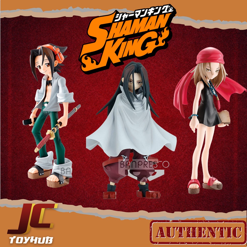 Shaman King Kyoyama Anna Asakura Yoh Hao Figure Types Set Banpresto Authentic Collectible