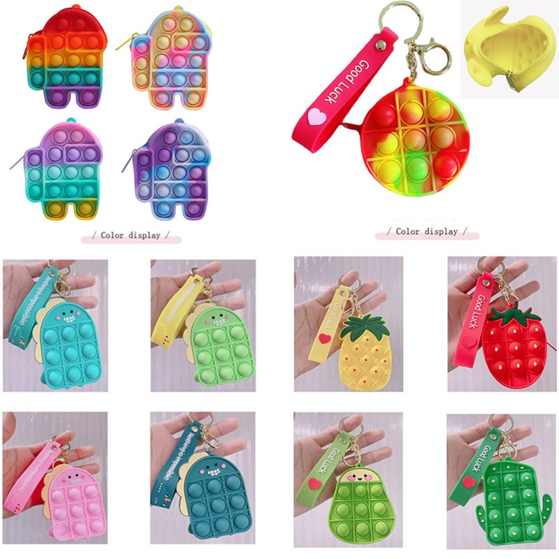 Purse Push Pop Fidget Slg Pounch Bag Popper Sensory Poppet Fidget Purse