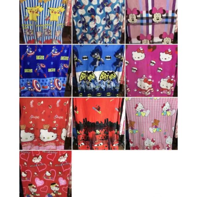 COD CARTOON CHARACTER BLANKETS ( DOUBLE SIZE ) Shopee Philippines