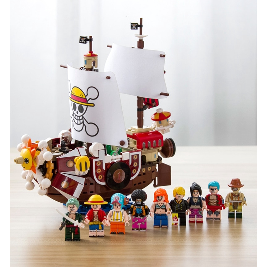 one piece lego ship