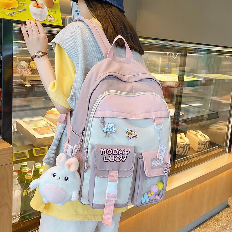 Schoolbag Female Korean Version Harajuku Ulzzang Japanese Simple Girls ...