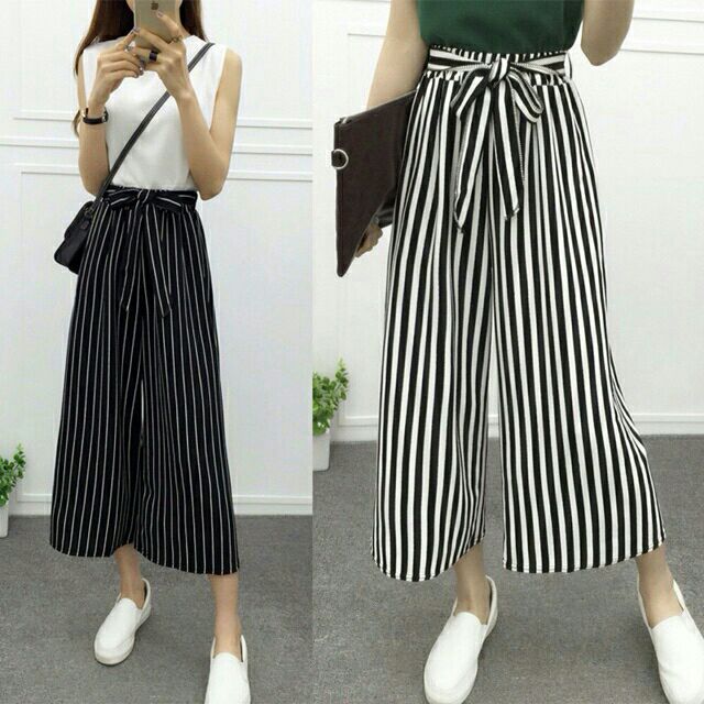 stripes square pants