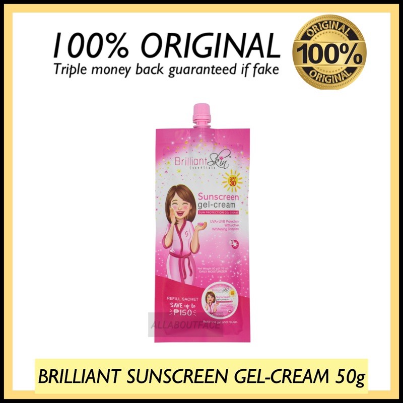 brilliant sunscreen sachet price
