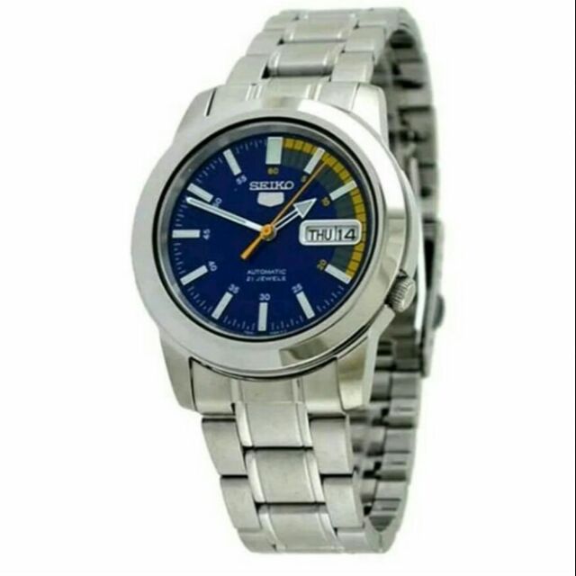 seiko men's snkk27 seiko 5 stainless steel automatic watch