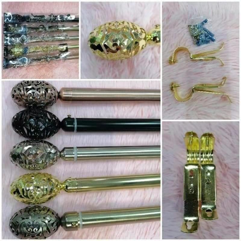 New Curtain RodsD25280 Extra Thicker Adjustable Extendable Modern Rod