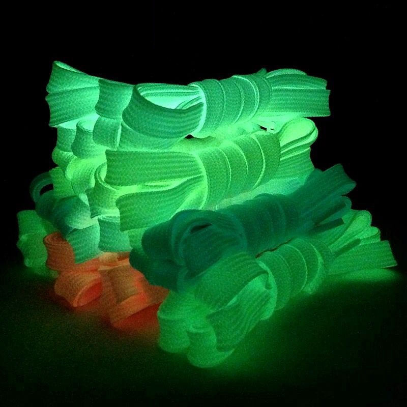 Brave Tour 5 Different Lengths Luminous Shoelaces-5 Pairs Reflective Flat Shoe Laces Shoestrings for Kids/Adults 