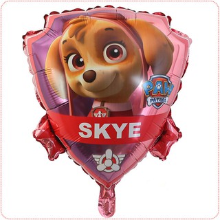 R19f7 XL Helium Foil Balloons Paw Patrol Rubble Dog Children Birthday Balloon 