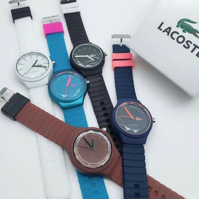 lacoste rubber watch