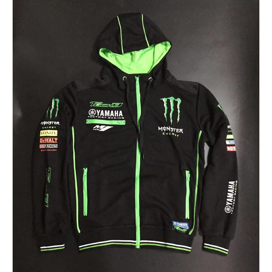 monster racing hoodie