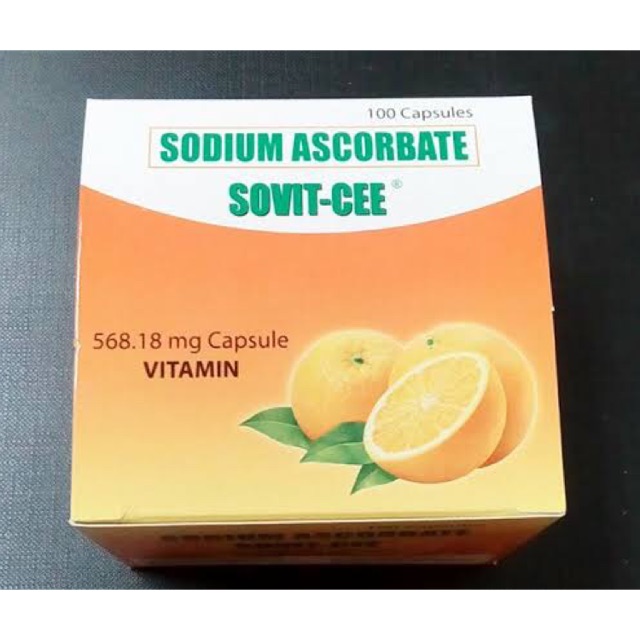 SOVITCEE AUTHENTIC! Sodium Ascorbate Vitamin C 100capsule Shopee Philippines