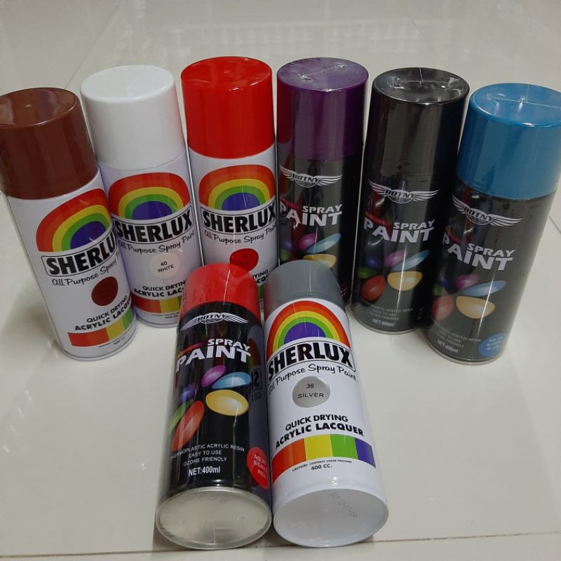 SHERLUX All Purpose Spray Paint BOTNY Spray Paint Shopee Philippines