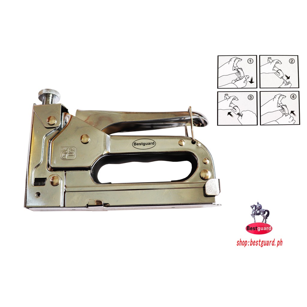 Bestguard C431 Professional Staple Gun 4 14mm Shopee Philippines