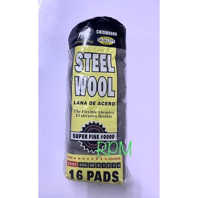 Hitech Superfine Steel Wool #0000 (16 Pads/Pack) | Shopee Philippines