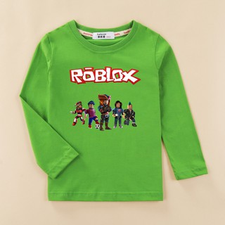 Roblox Kids T Shirts For Boys And Girls Tops Cartoon Tee Shirts Pure Cotton Shopee Philippines - boys girls 3d cartoon minecraft roblox t shirt for kids tee tops