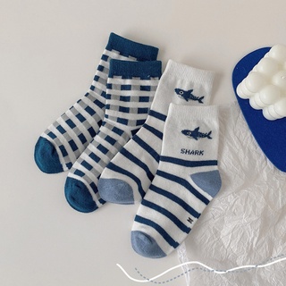 Ready Stock 5 Pairs1-12Y Cotton Baby Sock Absorb Sweat Boutique Excellent Kid Sock Girls Cute Cartoon Mid Tube Socks for Children Boy #4