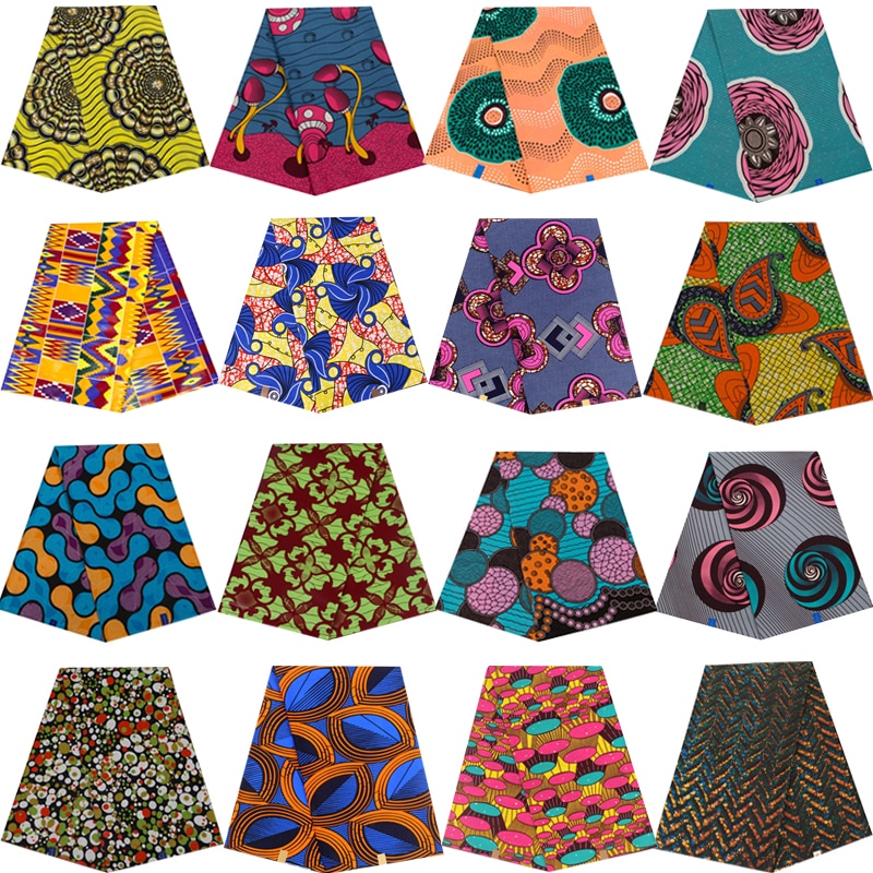100 Cotton  Africa Ankara Prints Batik  Fabric Patchwork  