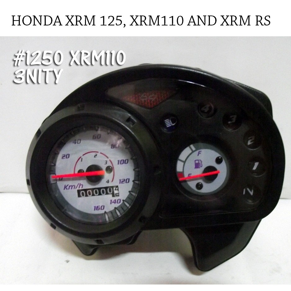 Panel Gauge Speedometer Honda XRM RS 125 and XRM 110 Shopee Philippines