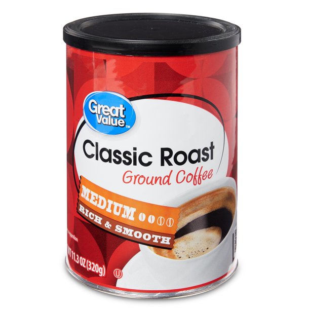 Great Value 100 Arabica Colombian, Classic Roast Medium Dark Ground