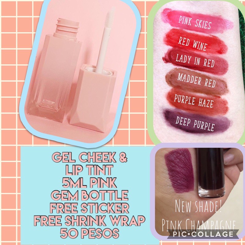 GEL CHEEK AND LIP TINT REBRANDING (REBRAND) Shopee Philippines