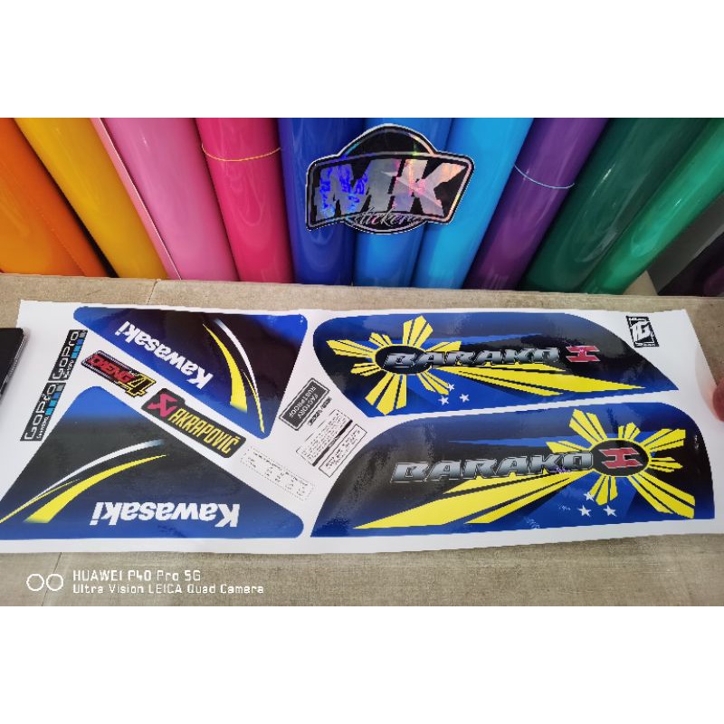 Kawasaki Barako 2 Decals Shopee Philippines