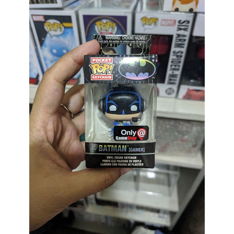 Batman Gamer Funko Pop Keychain Gamestop Exclusive Stickered AUTHENTIC |  Shopee Philippines