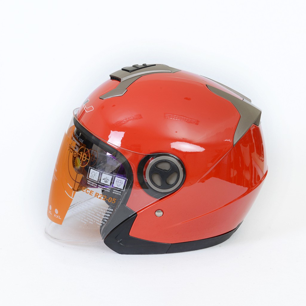 HNJ Half Face Dual Visor Helmet YM623 Shopee Philippines