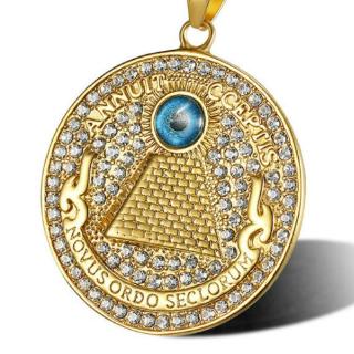 Illuminati Good Quality Not Fade Color Lucky Pendant Necklace | Shopee ...