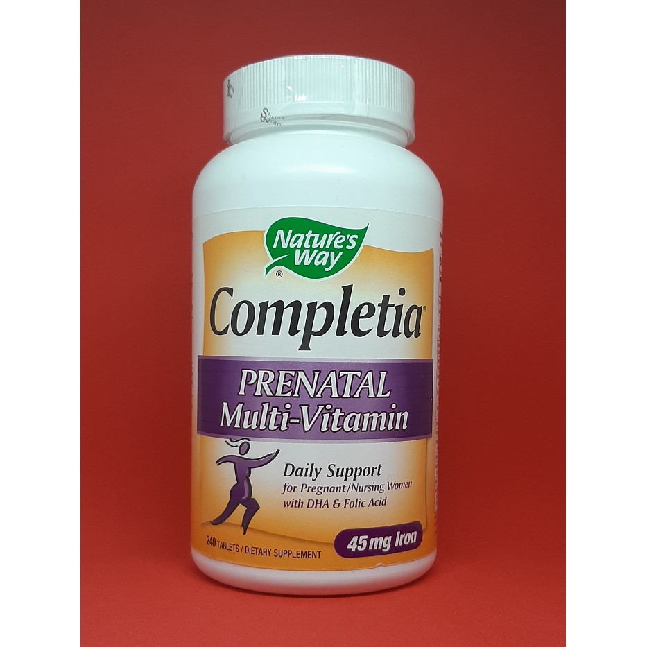 Nature's Way Completia PRENATAL Multivitamin w/ DHA, Folic Acid
