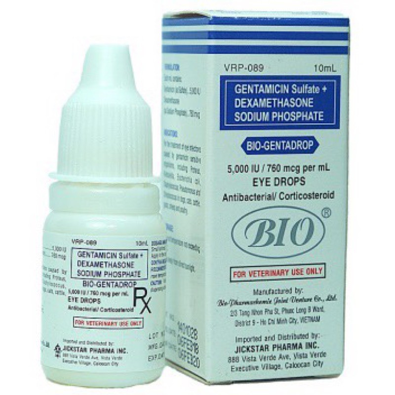 gentamicin sulfate eye drops for dogs