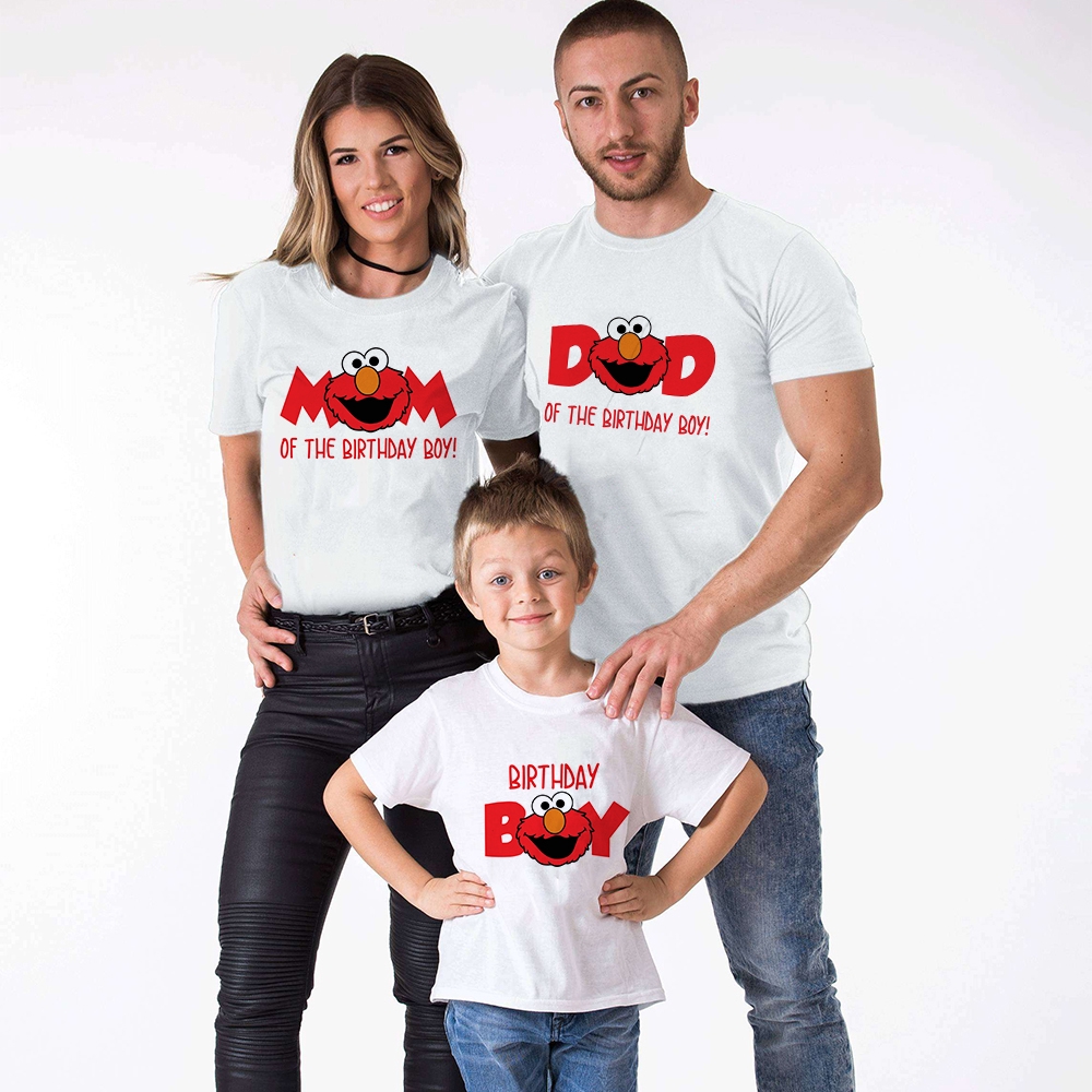 elmo birthday shirts for family