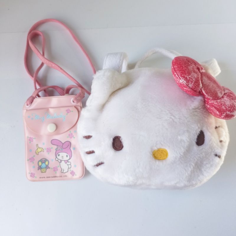 hello kitty plushie head and my melody ID | Shopee Philippines