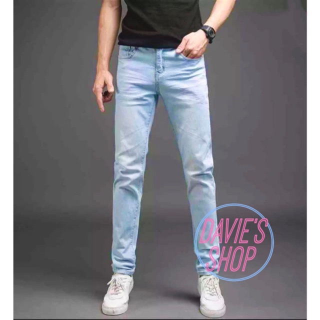 light blue blue jeans