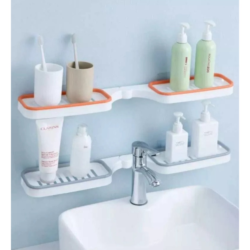 High Quality Bathroom Shelf No Drill Corner Shower Shelf Wall Mounted