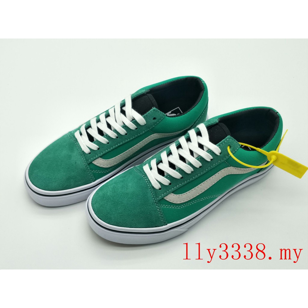 green low top vans