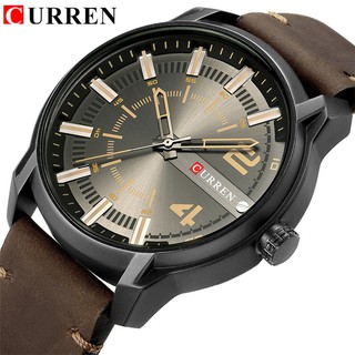 CURREN Men Watches Fashion Business Waterproof Watches Military Quartz Watch #4