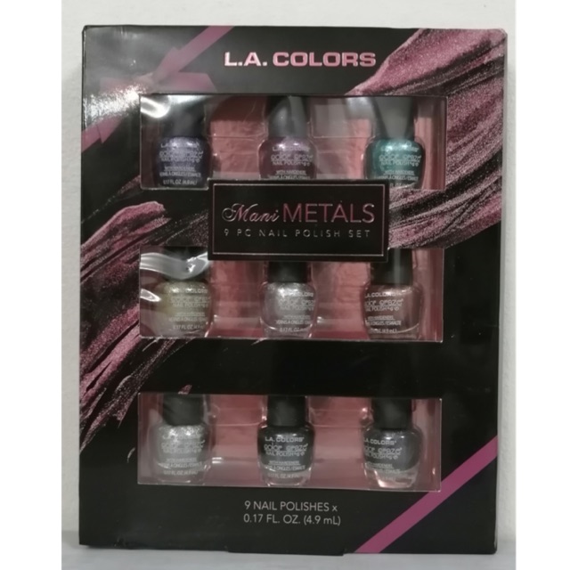  Colors Mani Classics 9pc Nail Polish Set | Shopee Philippines