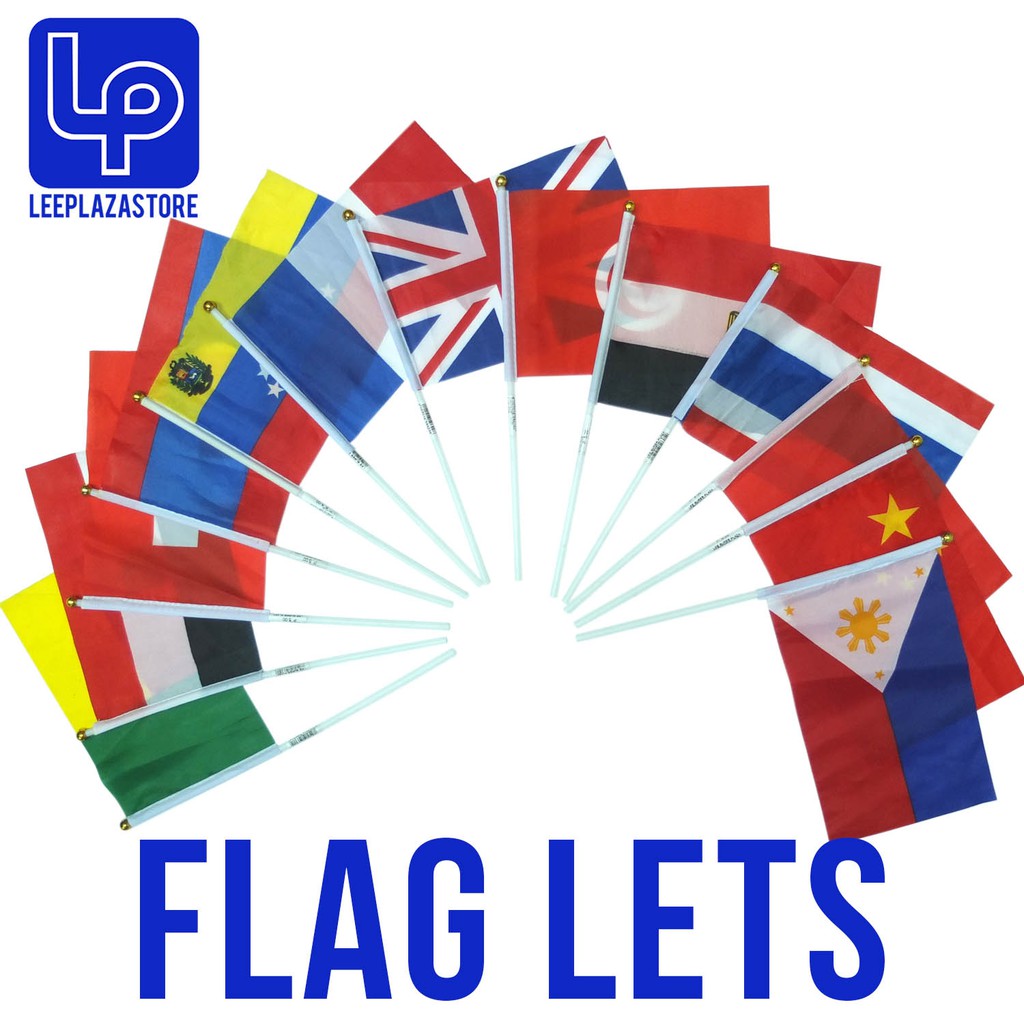 International World Flaglets with stick | Shopee Philippines