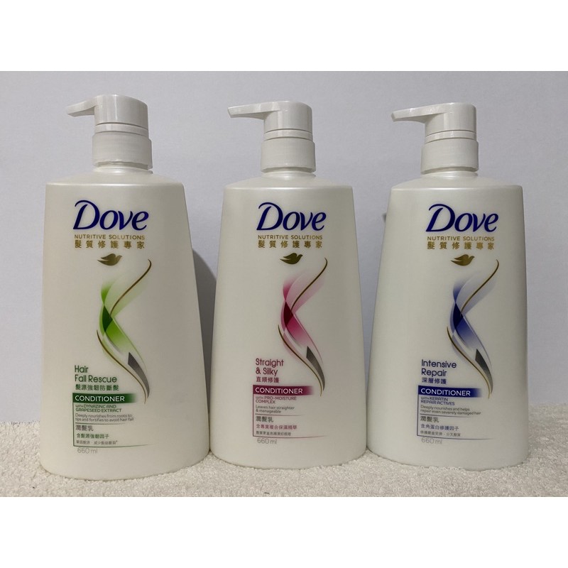 Dove Conditioner Intense Repair OR Straight & Silky OR Hair Fall 660ml