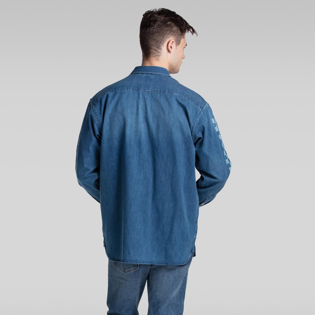 levi's oversized sawtooth denim shirt