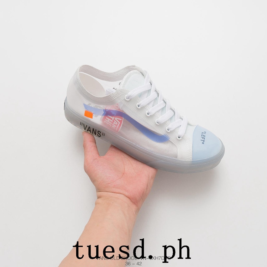 white vans running shoes