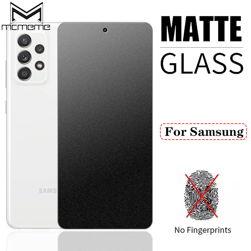 9h Matte Tempered Glass Screen Protector Samsung Galaxy A03s A03 A53 A13 A23 A73 A33 A22 A52s