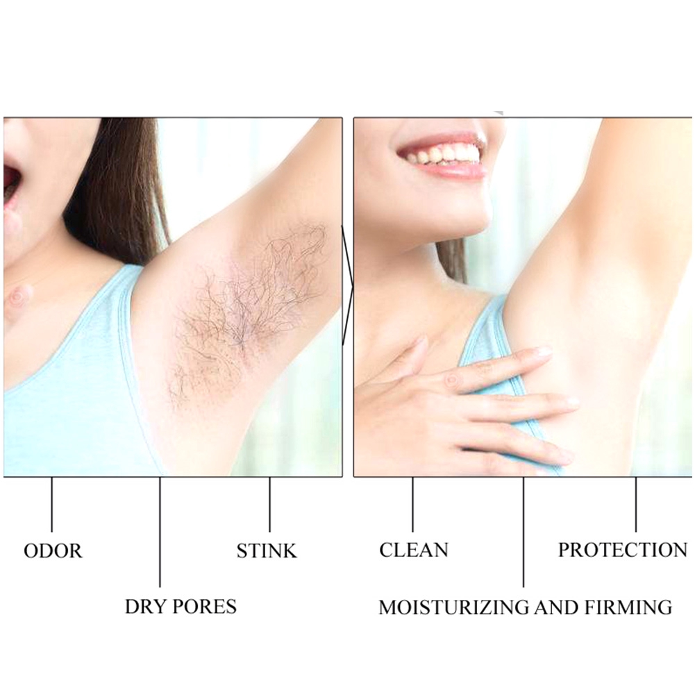 Natural Easy Clean Axilla Herbal Painless Arms Hair Removal Body