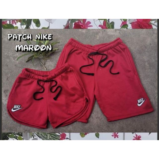 Patch Nike Couple Shorts | Shopee 