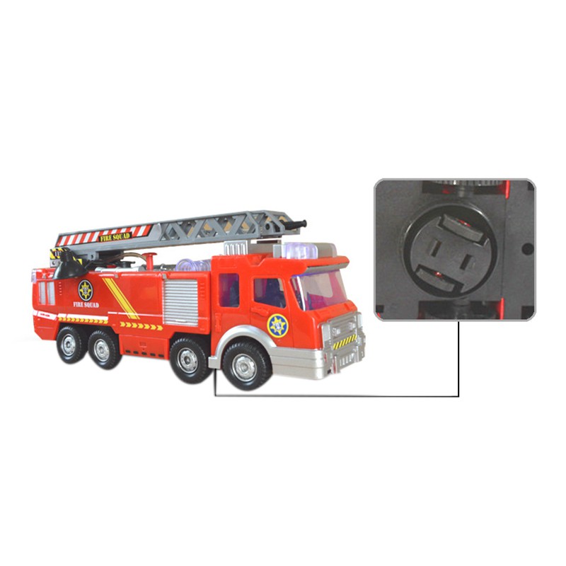 ride on fire truck with water shooting function