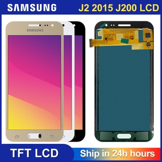 LCD Screen Qlybmd LCD Display Touch Panel for Galaxy J2 Color : Gold Black J200G J200H J200F J200GU J200Y 