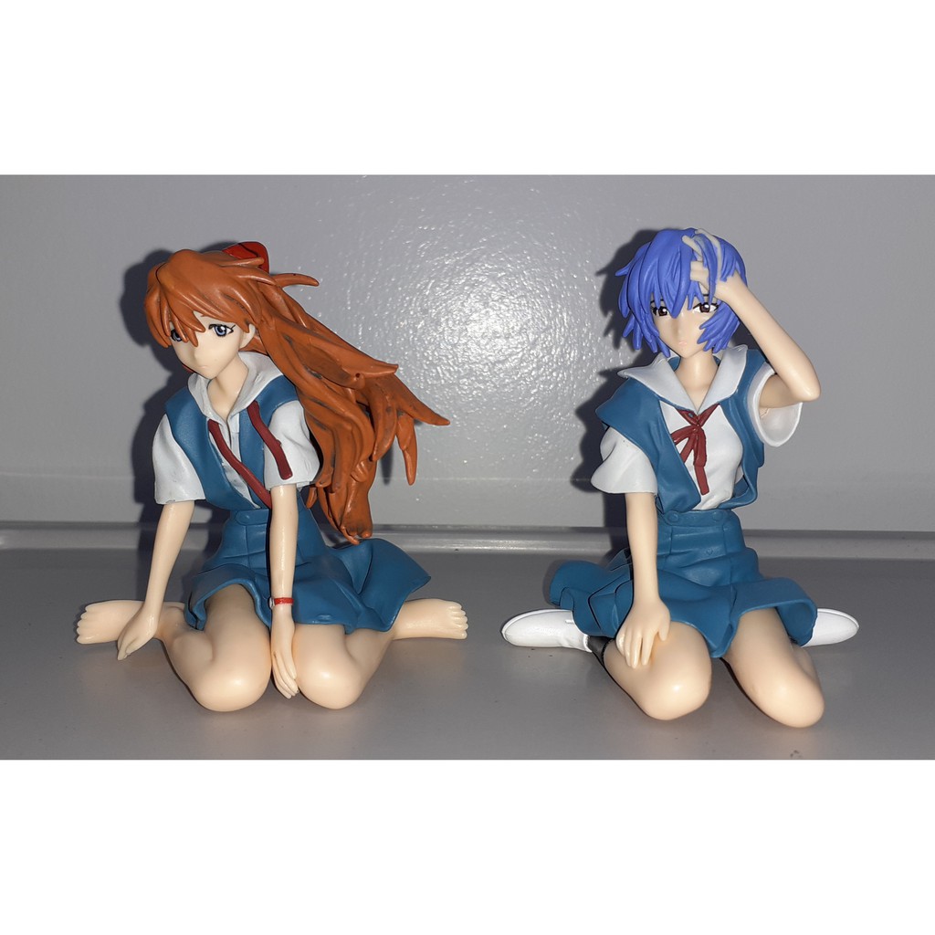 Evangelion Collection Figure - Asuka and Rei - SEGA Prize (Set Of 2