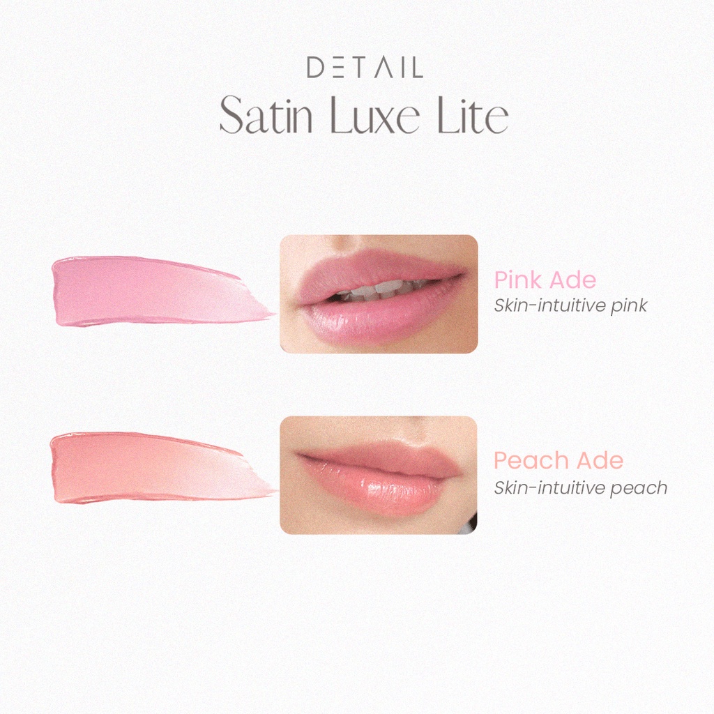 detail cosmetics satin luxe lite