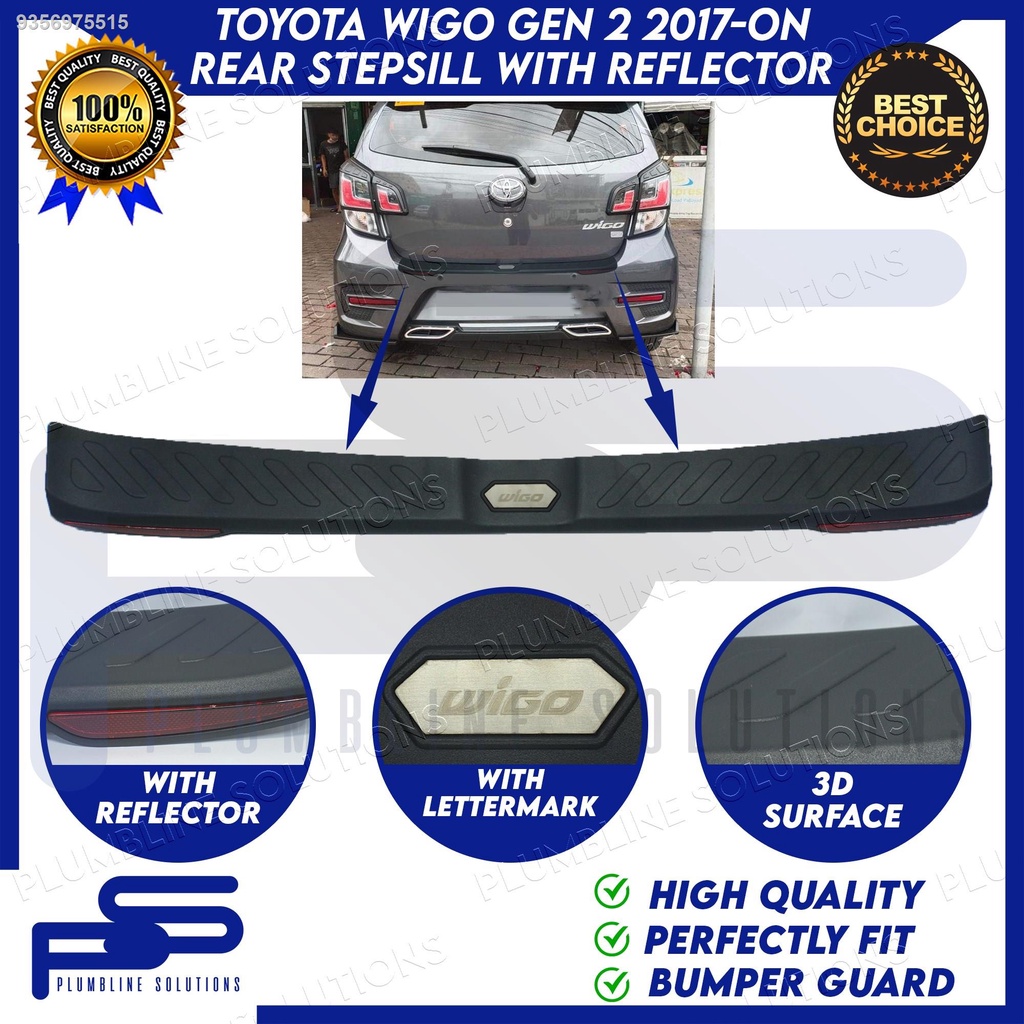 Toyota Wigo Rear Bumper Cover Choose Your Year Model Toyota Wigo Gen